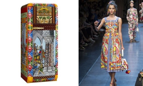 Dolce & Gabbana x Smeg 联名合作款冰箱